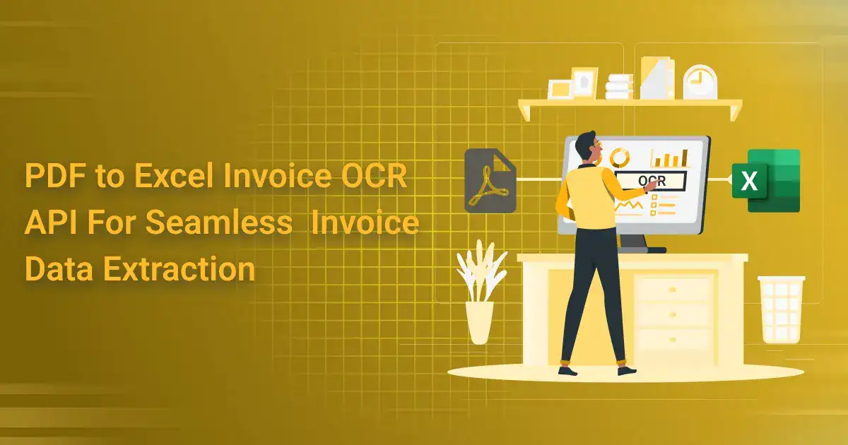 OCR API for seamless invoice data extraction from PDFs to Excel files.