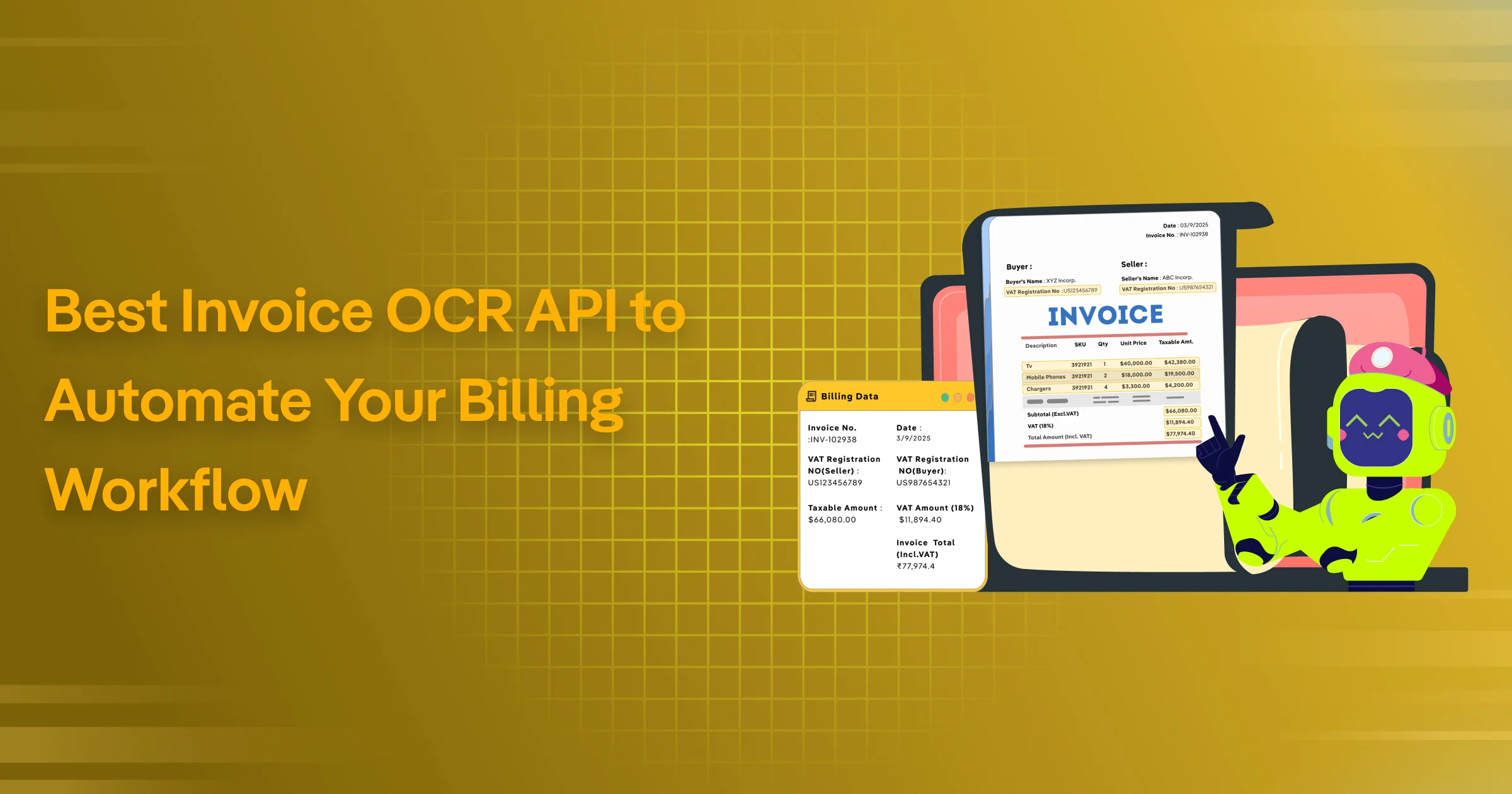 Best Invoice OCR API to Automate Your Billing Workflow