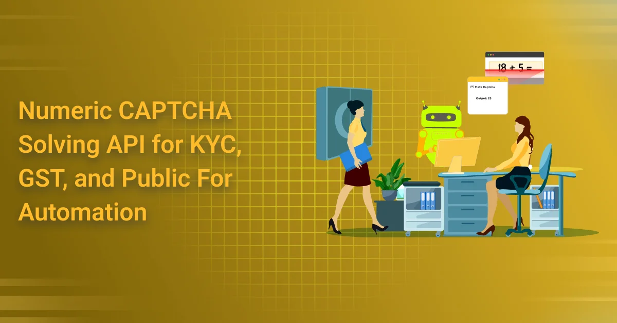 Numeric CAPTCHA Solving API for KYC, GST, and Public Form Automation