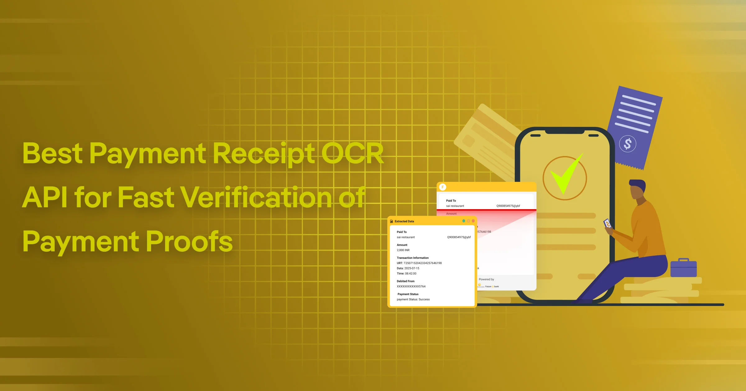 Best Payment Receipt OCR API For Fast Verification Of Payment Proofs
