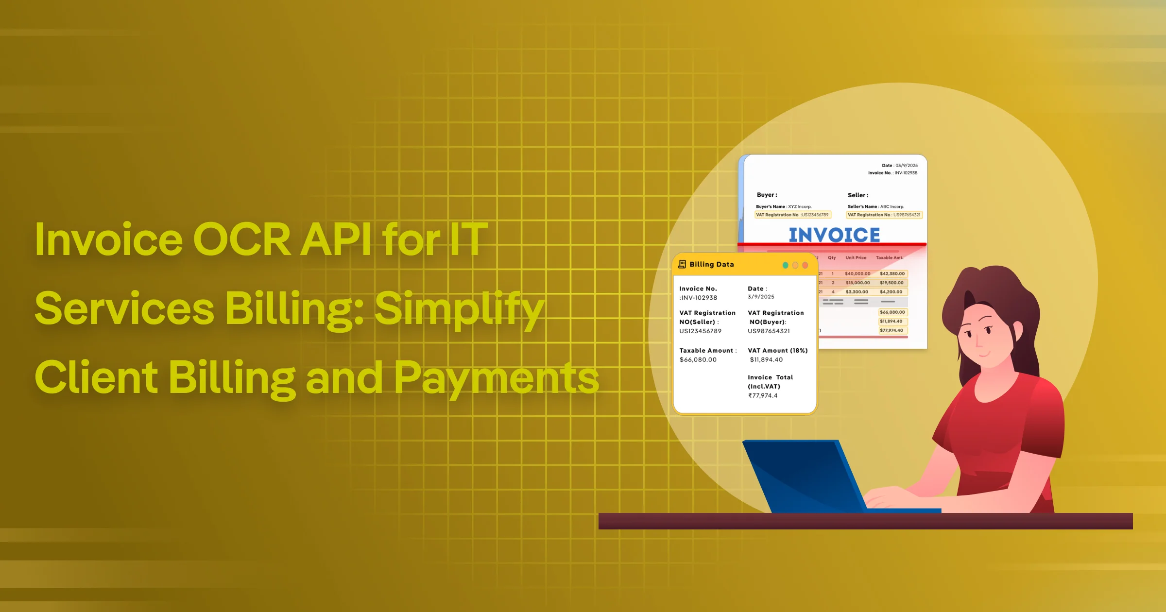 invoice ocr api for it services billing