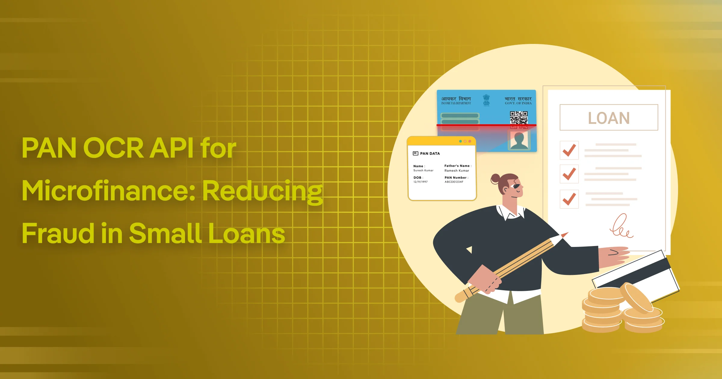 pan ocr api for microfinance
