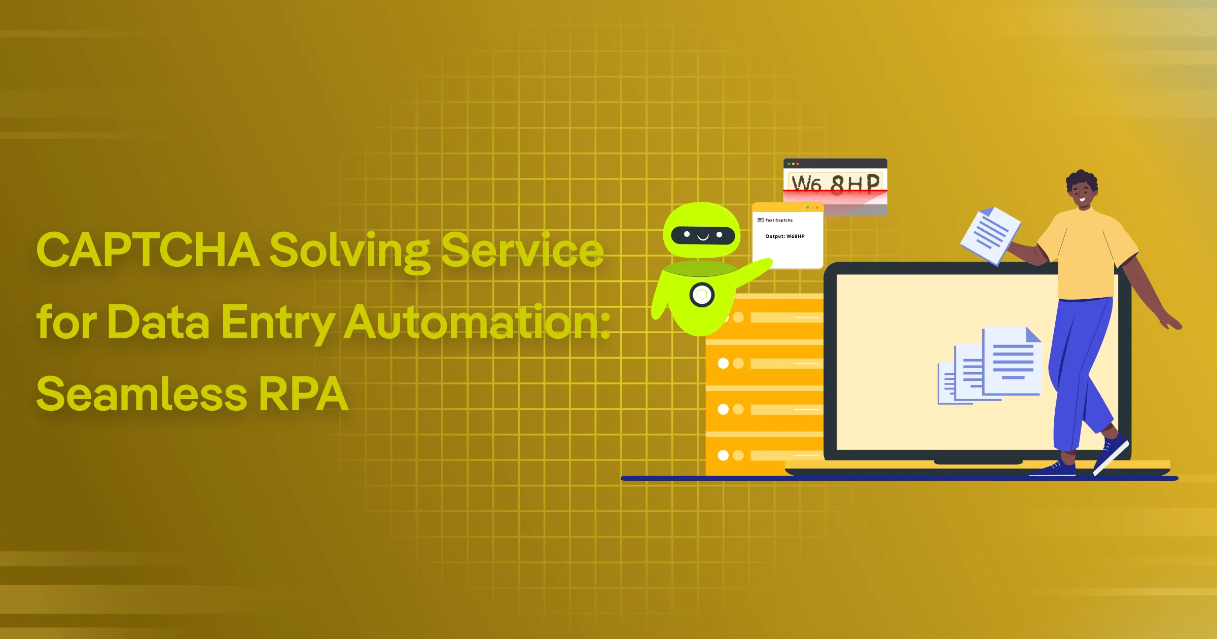 CAPTCHA Solving Service for Data Entry Automation: Seamless RPA