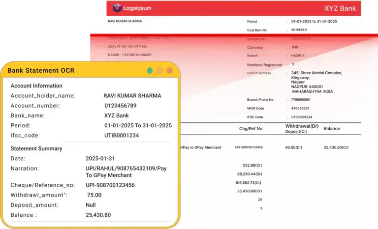 Bank Statement OCR API