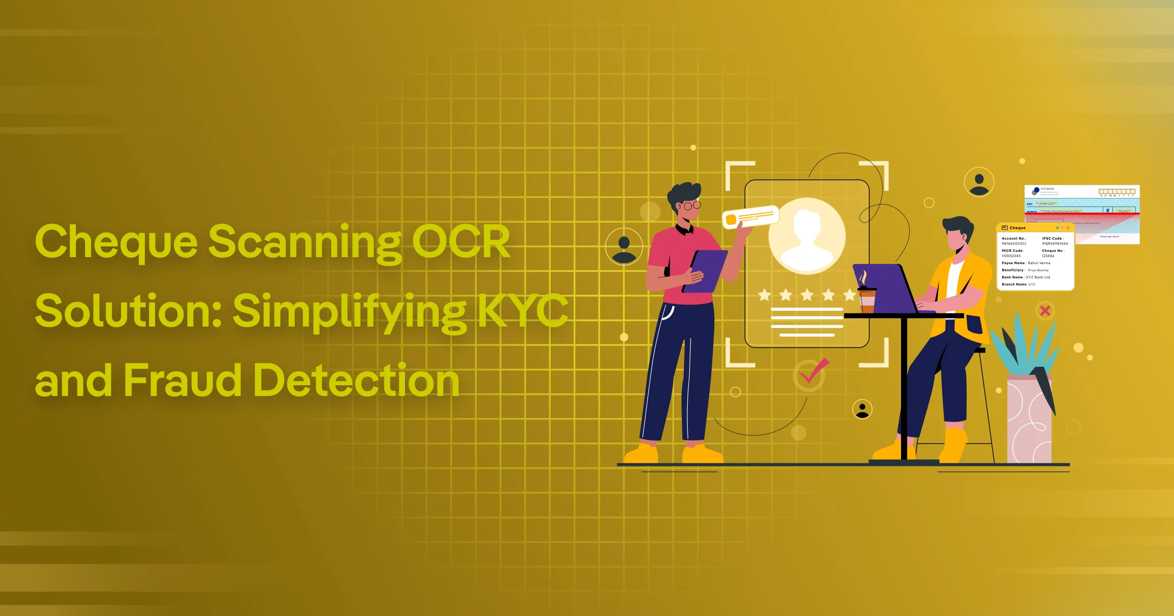cheque scanning ocr solution