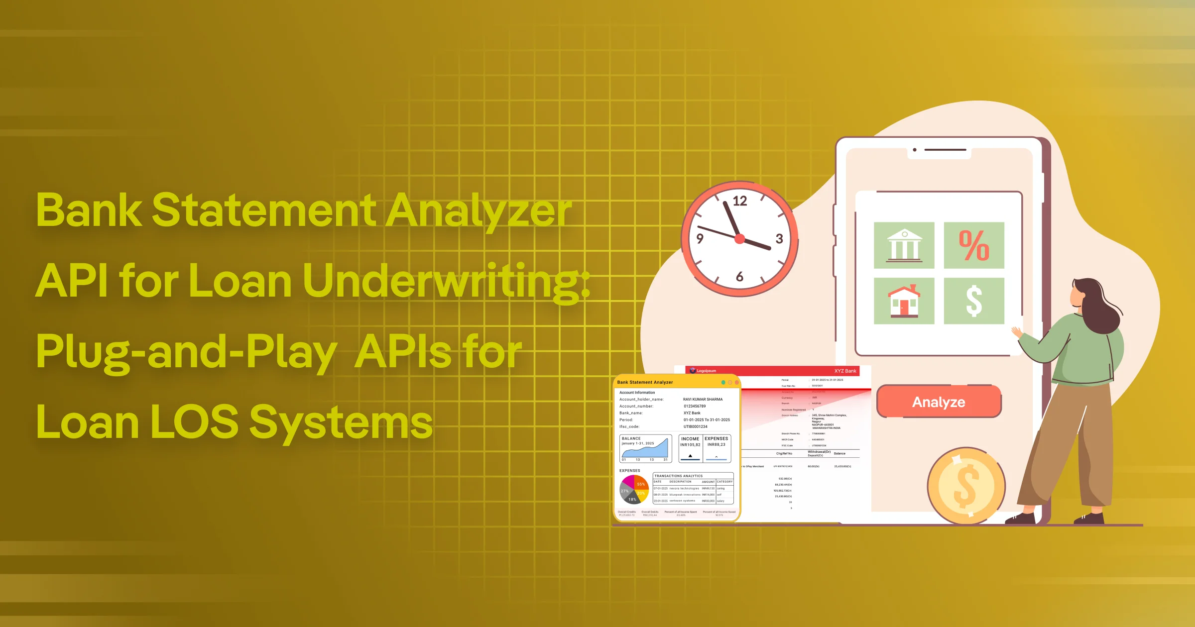 bank statement analyzer api for loan underwriting
