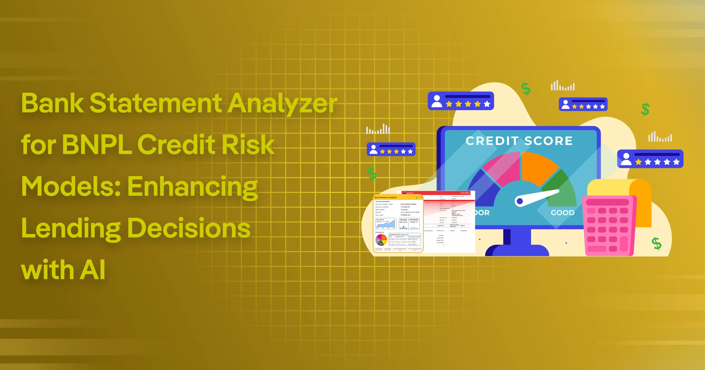 bank statement analyzer for bnpl credit risk models