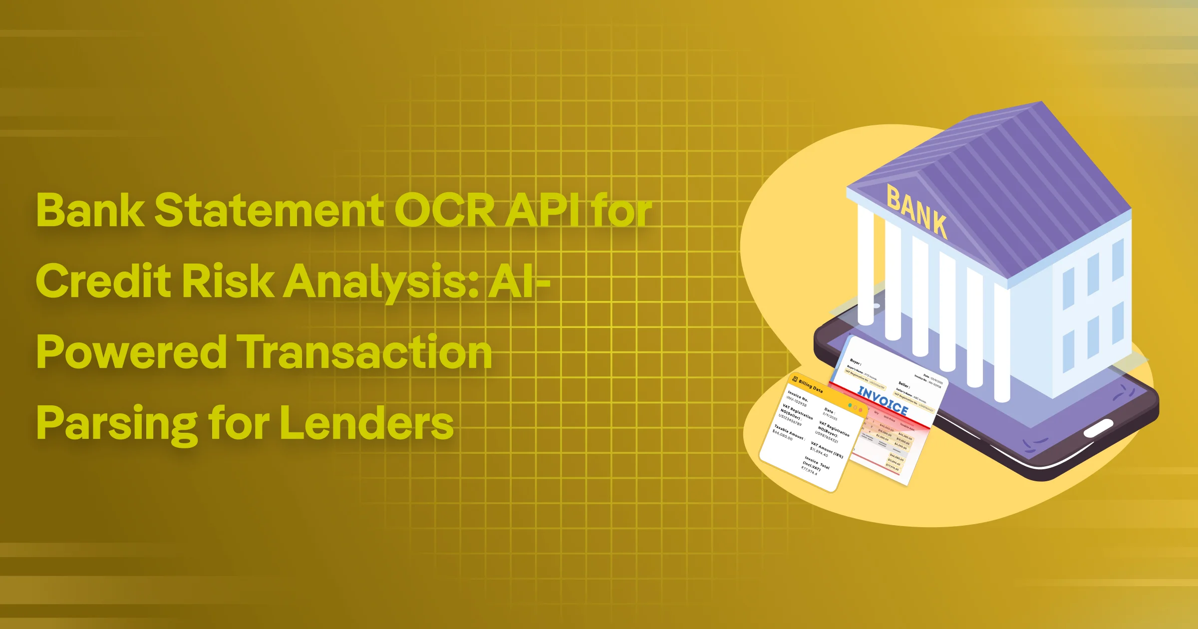bank statement ocr api for credit risk analysis