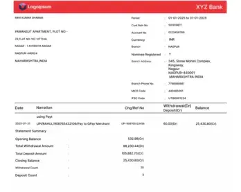 Bank Statement Analyzer