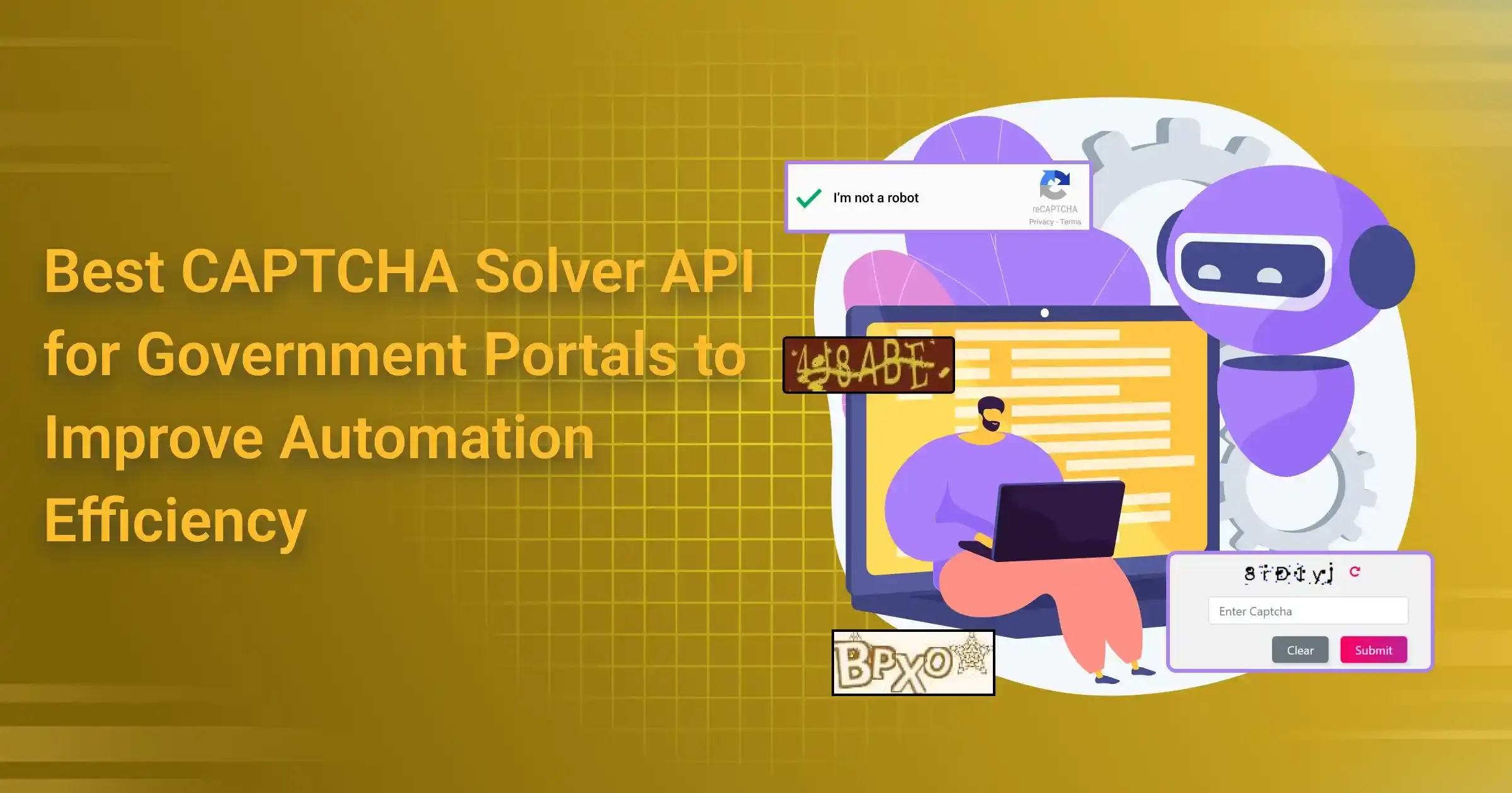 Best CAPTCHA Solver API for Government Portals to Improve Automation Efficiency