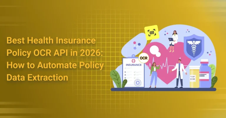 best health insurance policy ocr api in 2026