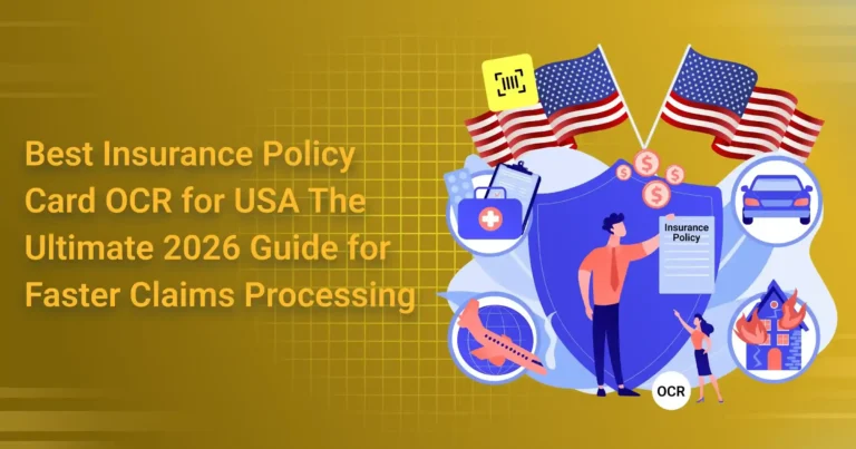 best insurance policy card ocr for usa