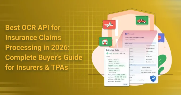 best ocr api for insurance claims processing in 2026