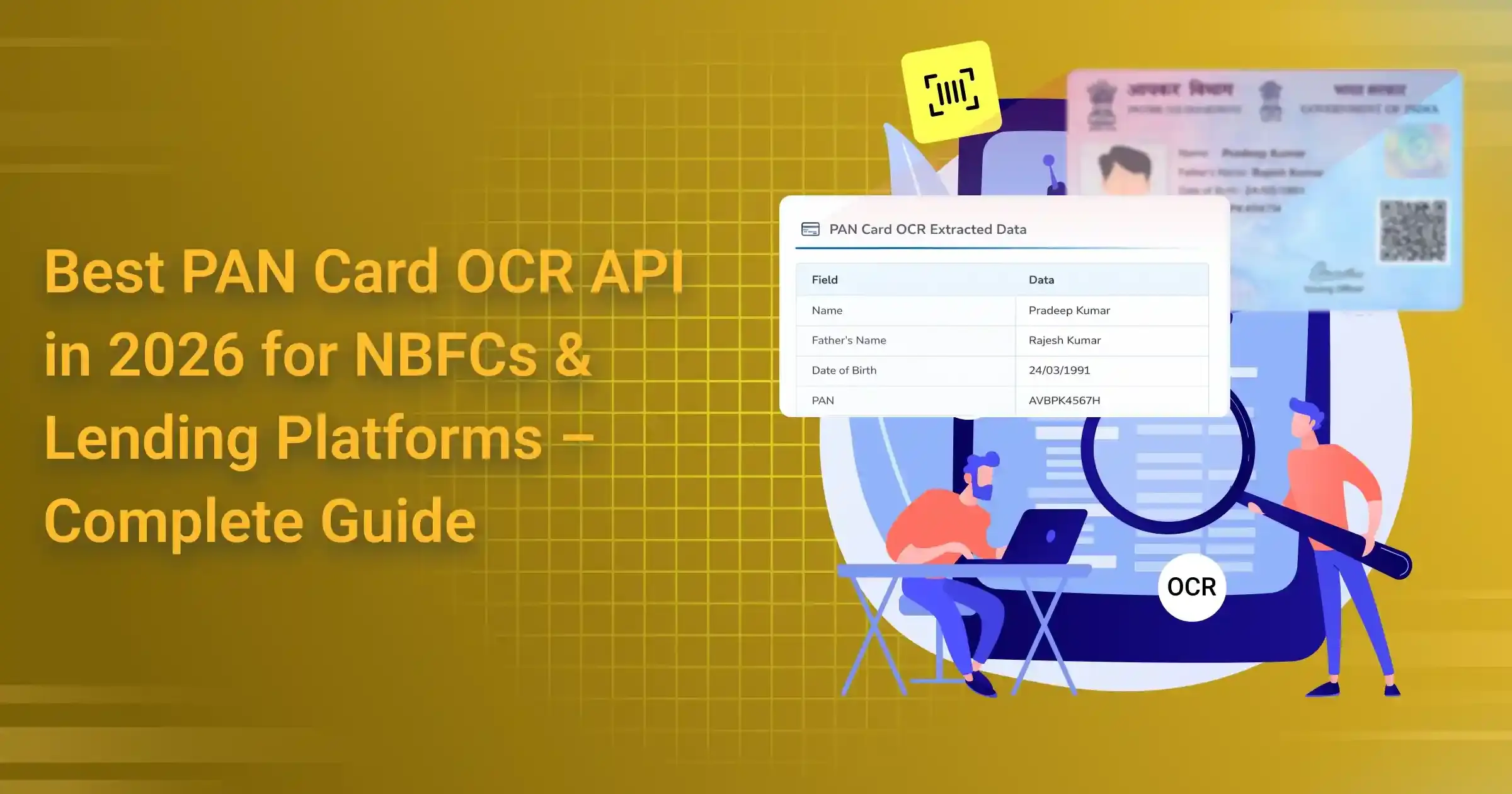 Best PAN Card OCR API in 2026 for NBFCs & Lending Platforms – Complete Guide