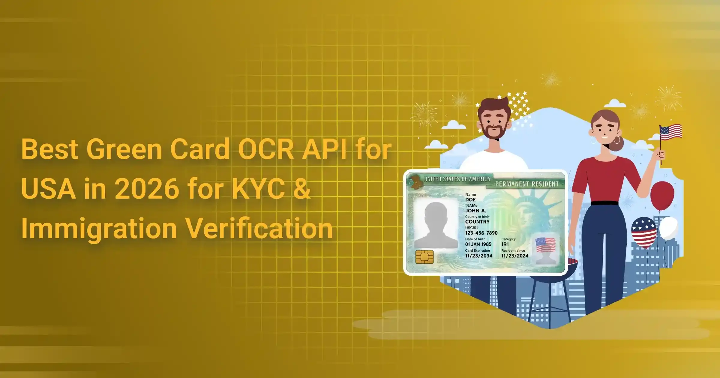 Best Green Card OCR API for USA in 2026 for KYC & Immigration Verification