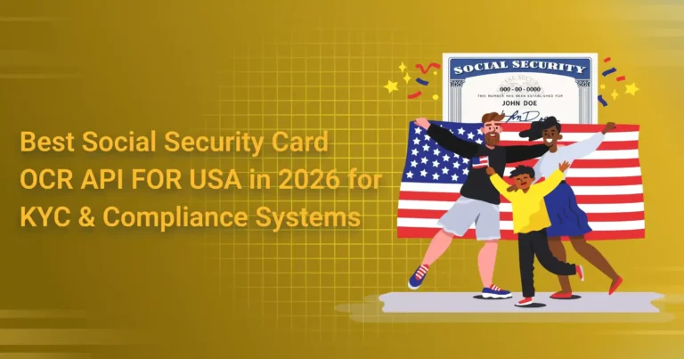 best social security card ocr api for usa in 2026