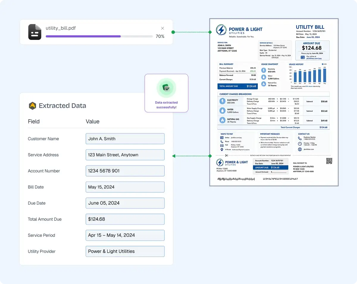 Utility Bill OCR API