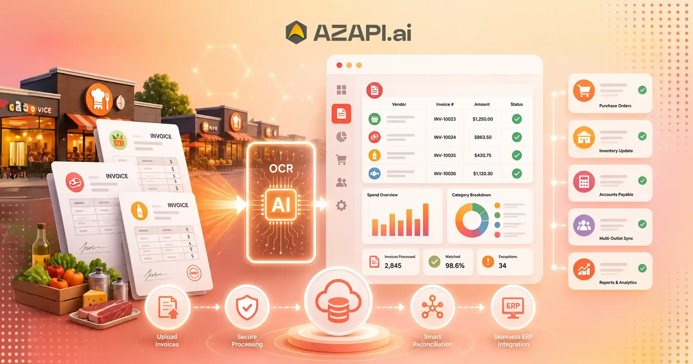 Best Invoice OCR API for Restaurant Chains in 2026 for Restaurant ERP Systems