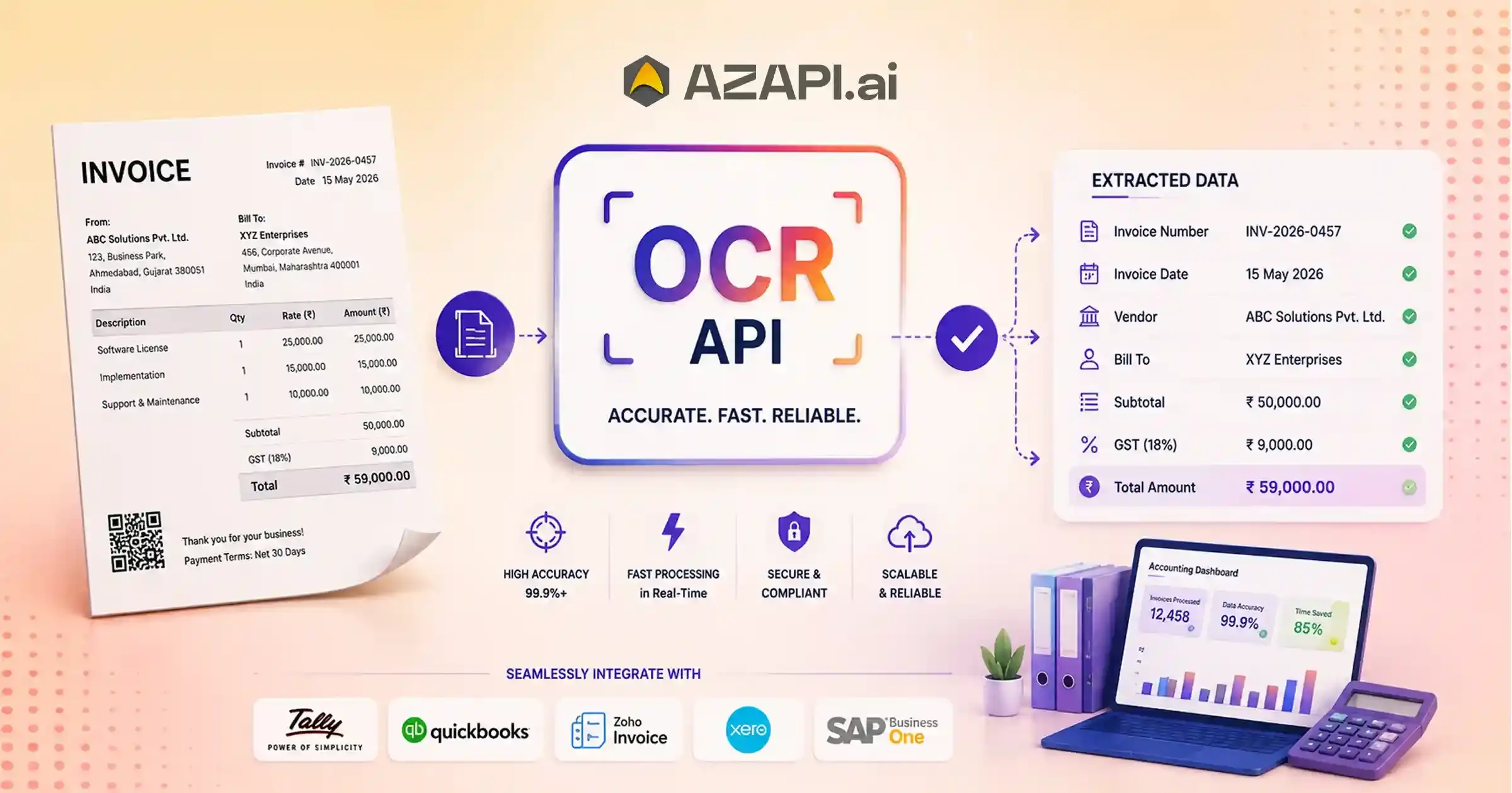 best ocr api in 2026 for automated invoice entry