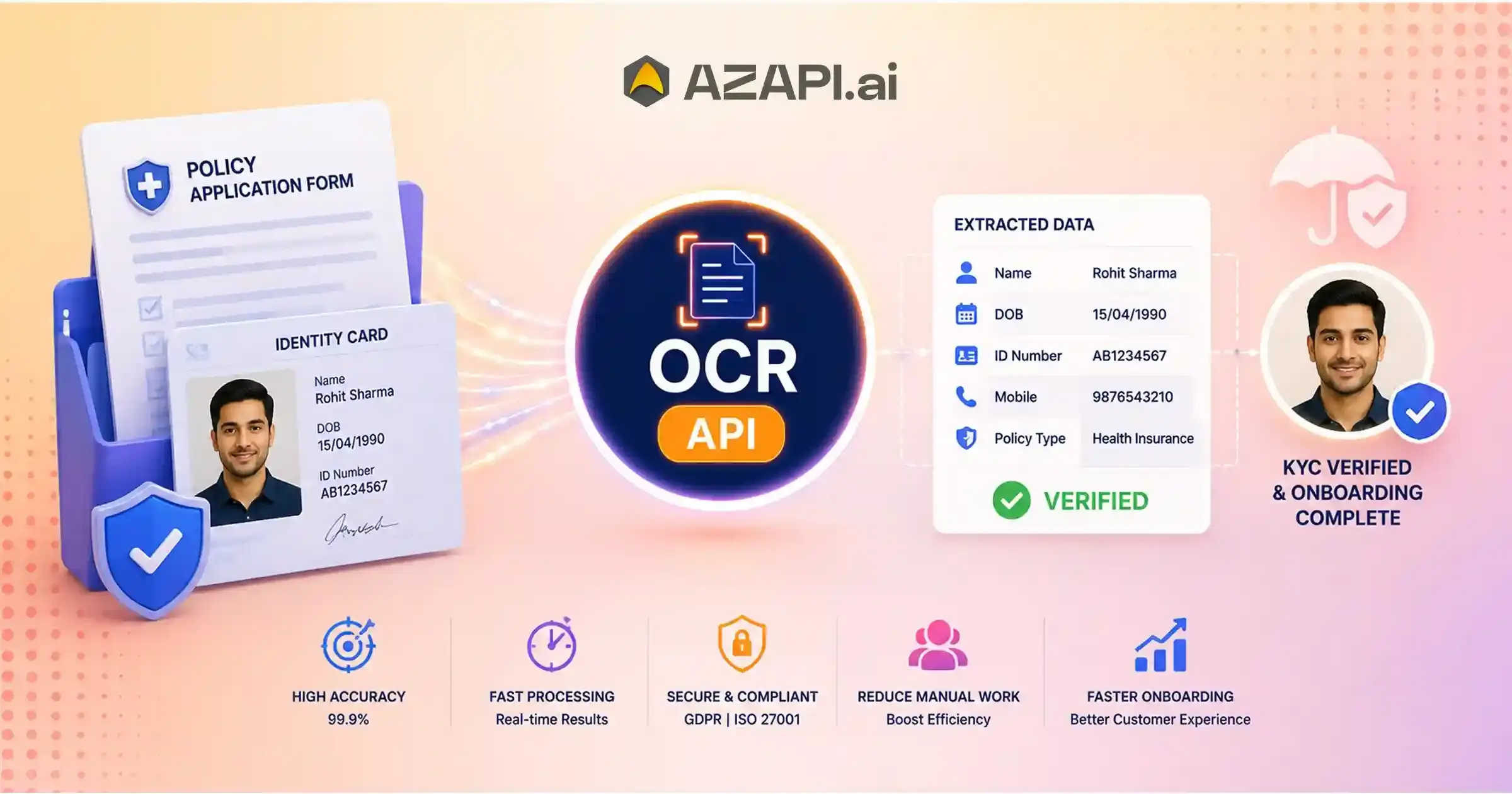 Best OCR API in 2026 for Insurance KYC & Onboarding Automation