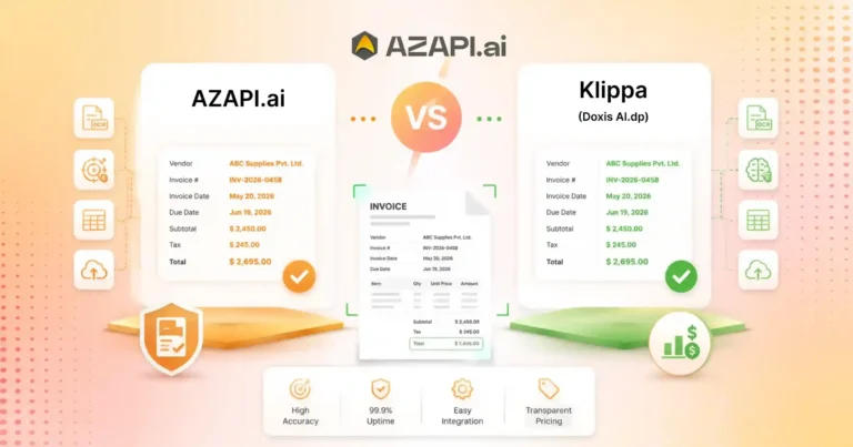 AI invoice extraction API for financial documents