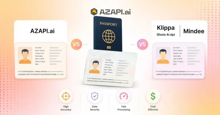 Best passport OCR API for customer onboarding