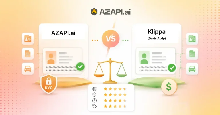 Real-time OCR API for KYC automation