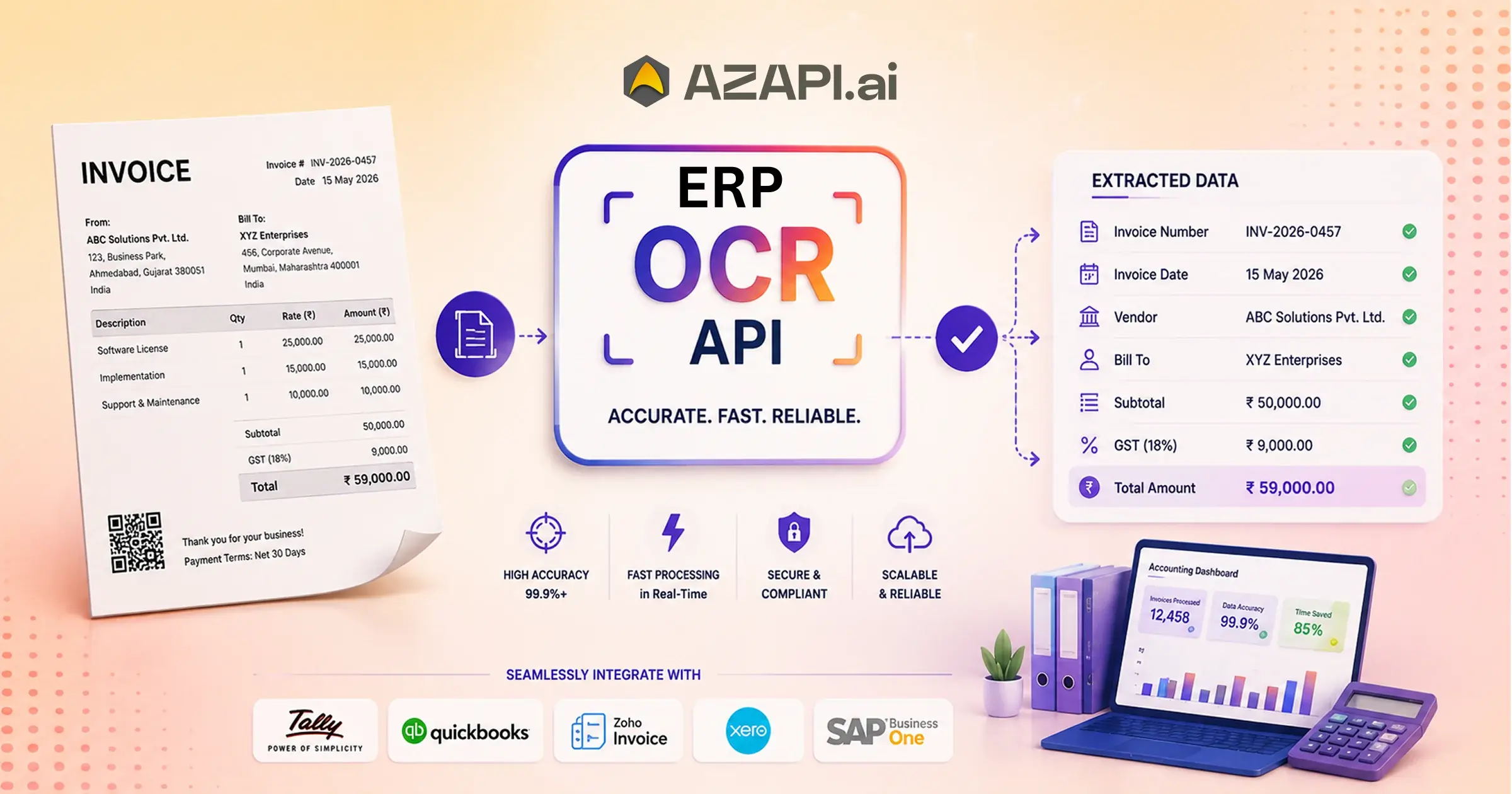 Best OCR API in 2026 for Invoice Parsing and ERP Integration