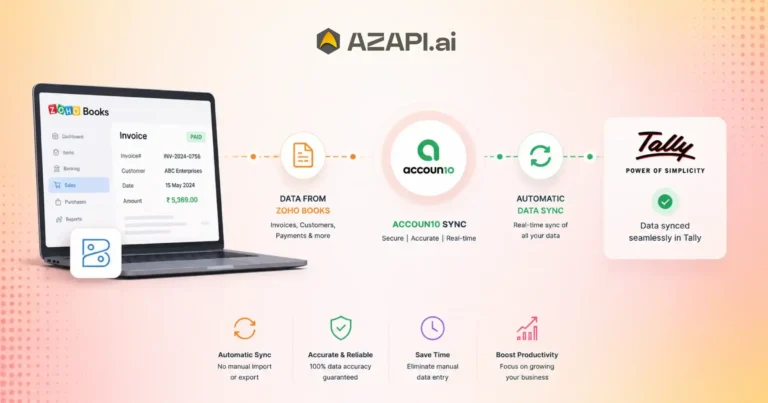 connect zoho books with accoun10
