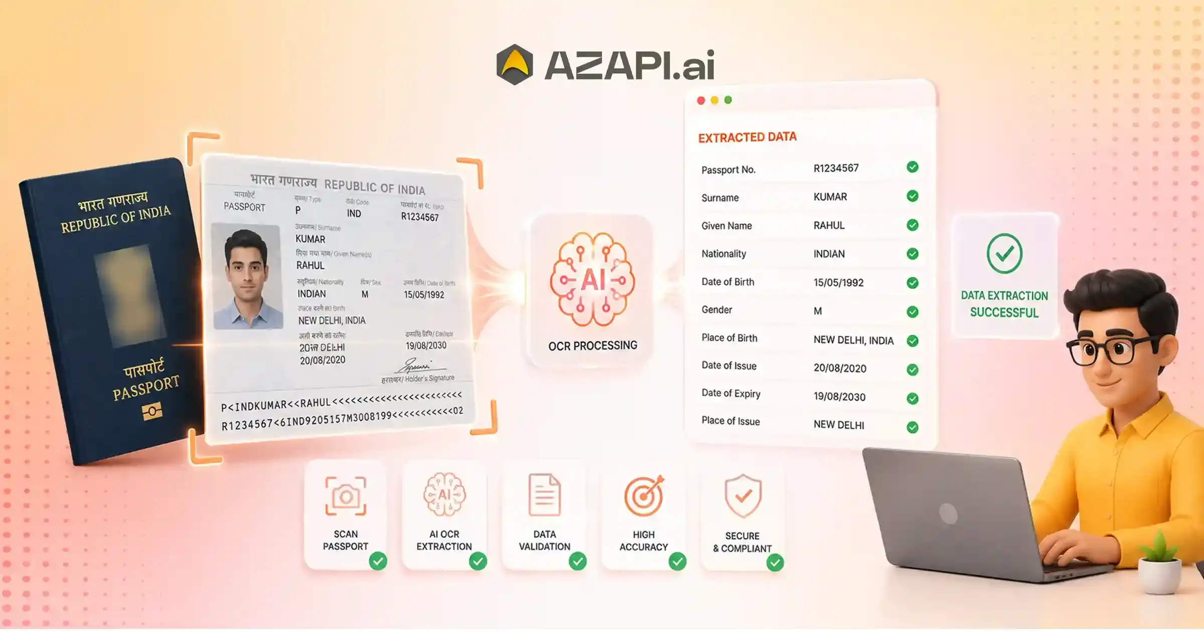 Extract Passport Details Using AI OCR API: Automate Passport Data Extraction with High Accuracy