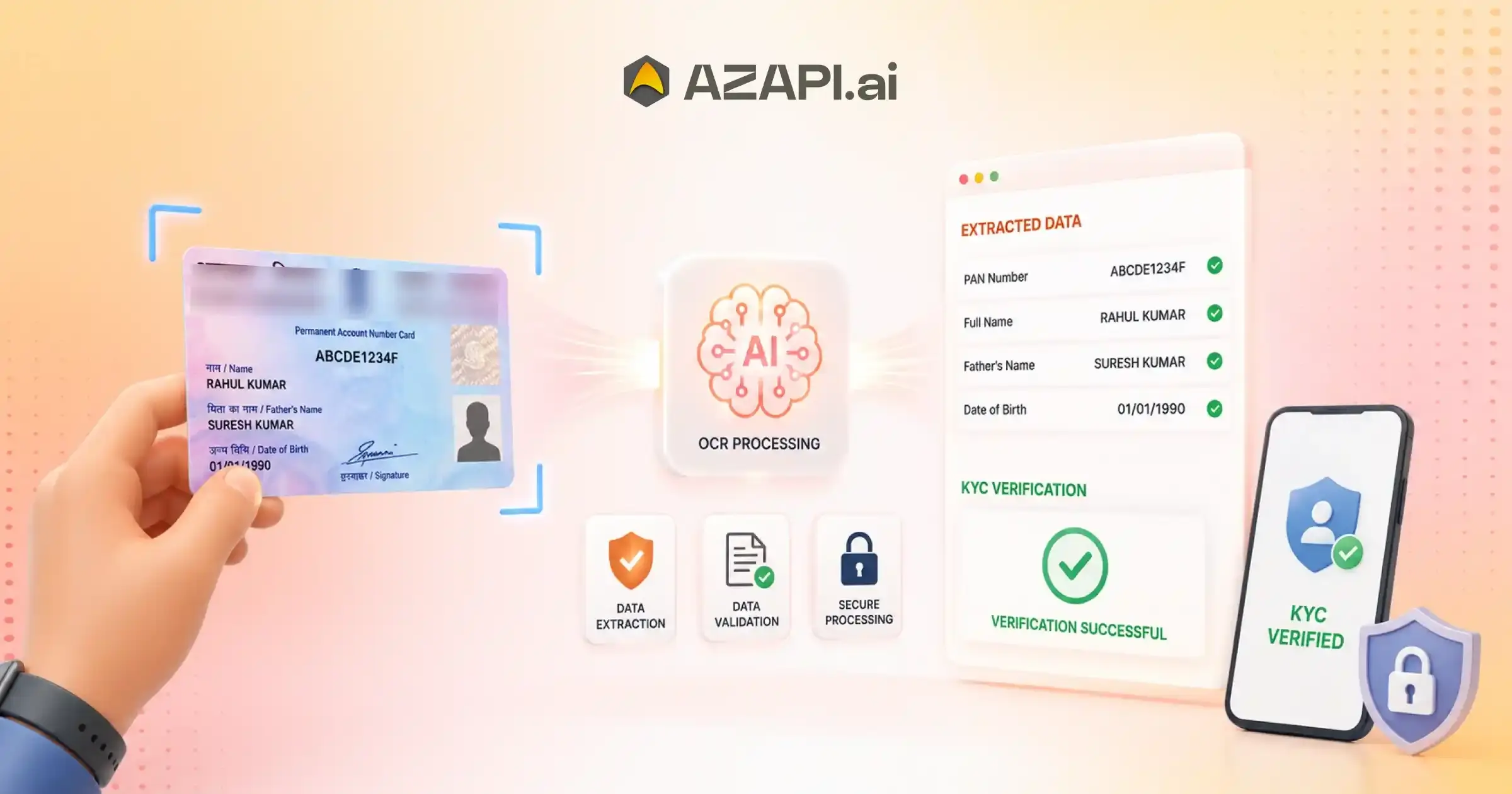 PAN CARD OCR API for Fintech Onboarding: Automate KYC Verification with AI